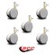 Service Caster 3 Inch MRI Safe Casters, 12mm Threaded Stem, Set of 5, 5PK SCC-TS02S75-TPR-GRY-M12X22-MRI-5 - alternate 2